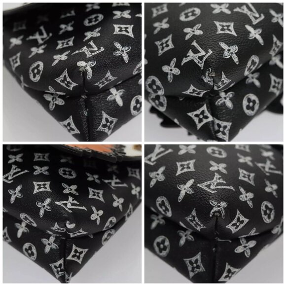 LOUIS VUITTON Catgram Cat Pochette Shoulder Bag Black M52935 LV Auth 101677SA - Picture 14 of 16